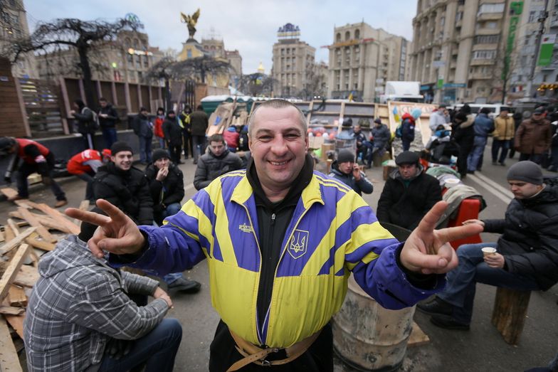 Ukraina Manifestacja i rajd samochodowy