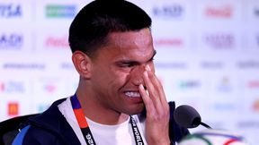 Emocje przed debiutem na mundialu. Nagle zaczął płakać