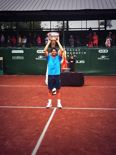 Fernando Verdasco w Houston zdobył piąty tytuł singlowy w głównym cyklu (Foto: Twitter)