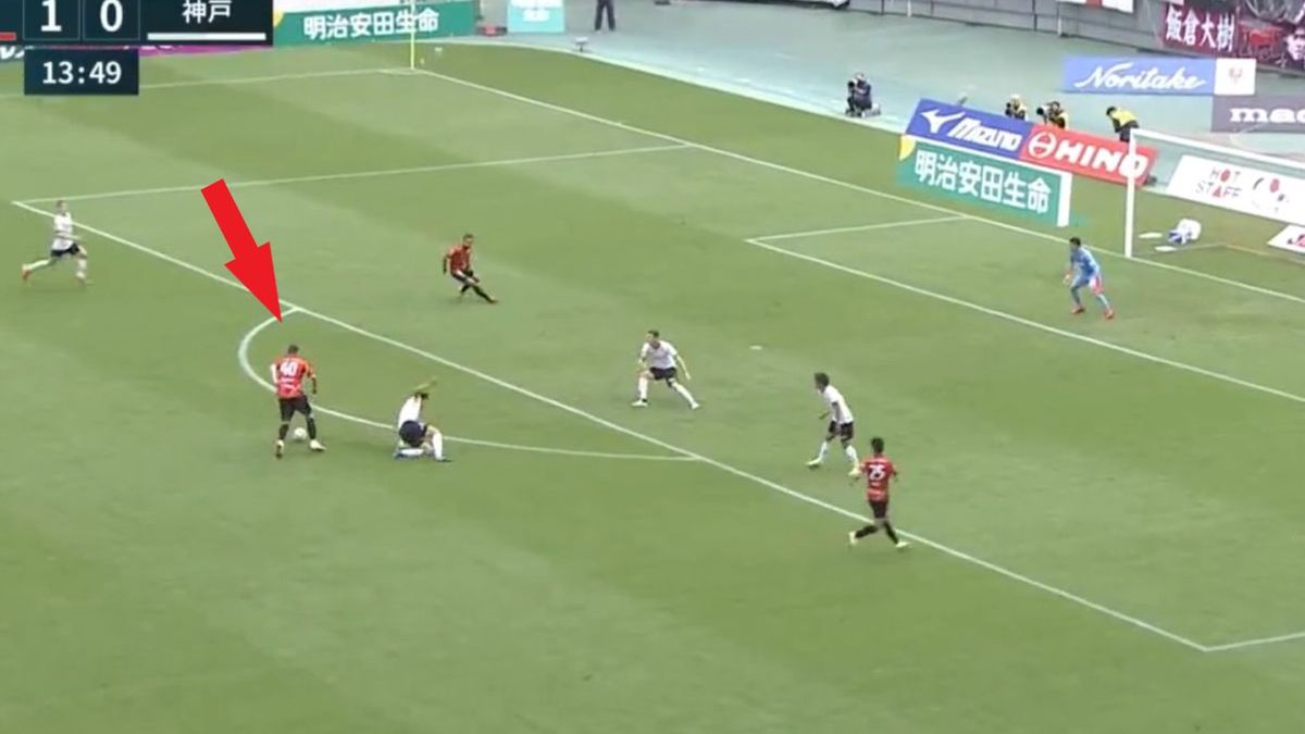Zdjęcie okładkowe artykułu: Twitter / J League / Na zdjęciu: gol Jakuba Świerczoka (Nagoya Grampus) z Vissel Kobe