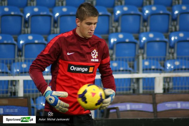 Rafał Leszczyński na zgrupowaniu reprezentacji Polski w 2013 roku