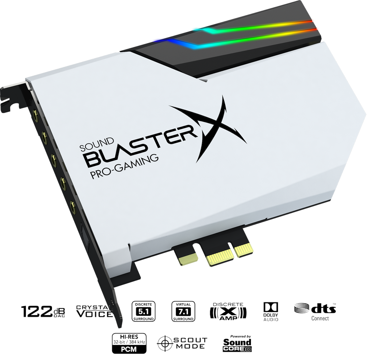 Creative Sound BlasterX AE-5 Plus Pure Edition. Takiej karty jeszcze nie było