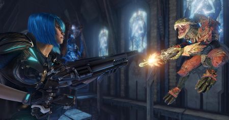 Quake Champions - poznajcie pierwszą czempionkę i pierwszą arenę