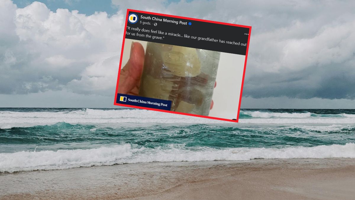 Na plaży w Australii znaleziono butelkę z listami 
