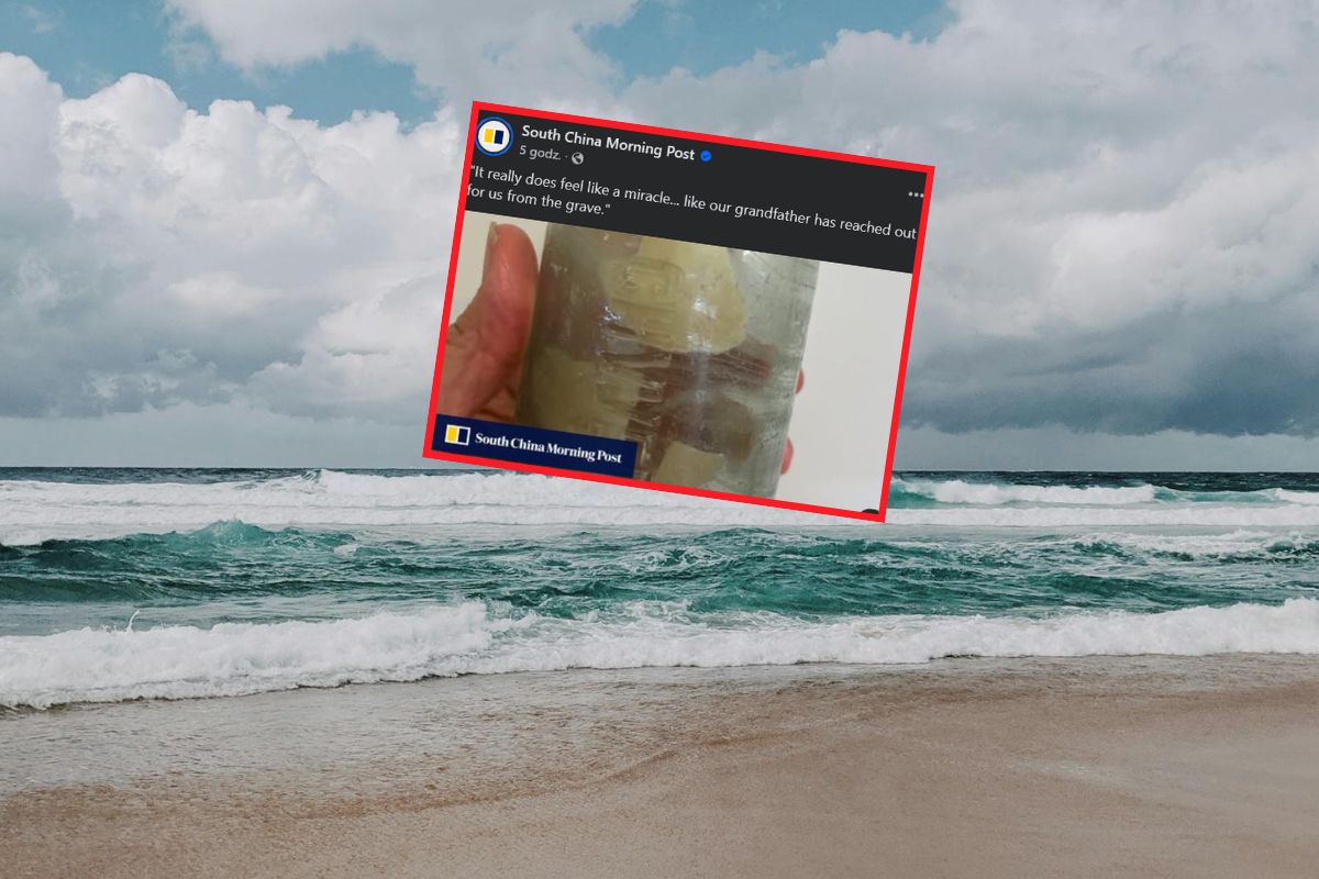 Ma ponad 100 lat. Znaleźli ją na plaży w Australii