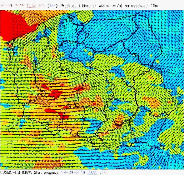 Pogoda. Deszcz i potężny wiatr nad Polską - w porywach do 140 km/h