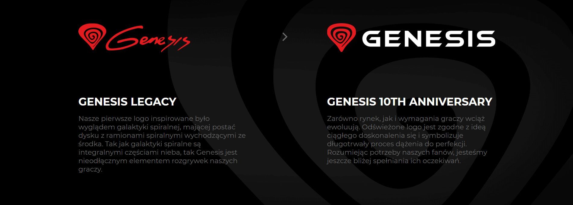 Rebranding Genesis - stare i nowe logo