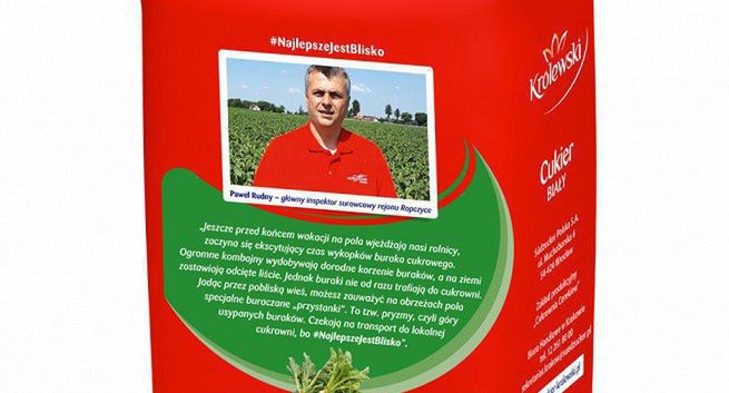 Rolnicy i pracownicy cukrowni promują Cukier Królewski