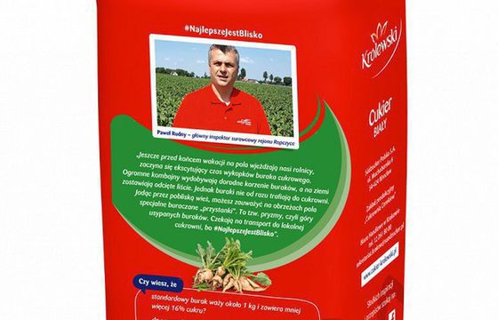 Rolnicy i pracownicy cukrowni promują Cukier Królewski