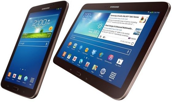 Samsung Galaxy Tab 3 tablet brąz
