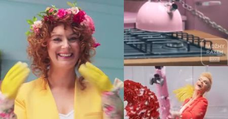 Tymczasem w spocie promocyjnym TVP Kobieta: baby przy garach, lodówka zamknięta NA ŁAŃCUCH. "Brawo Barbie, brawo Polska"