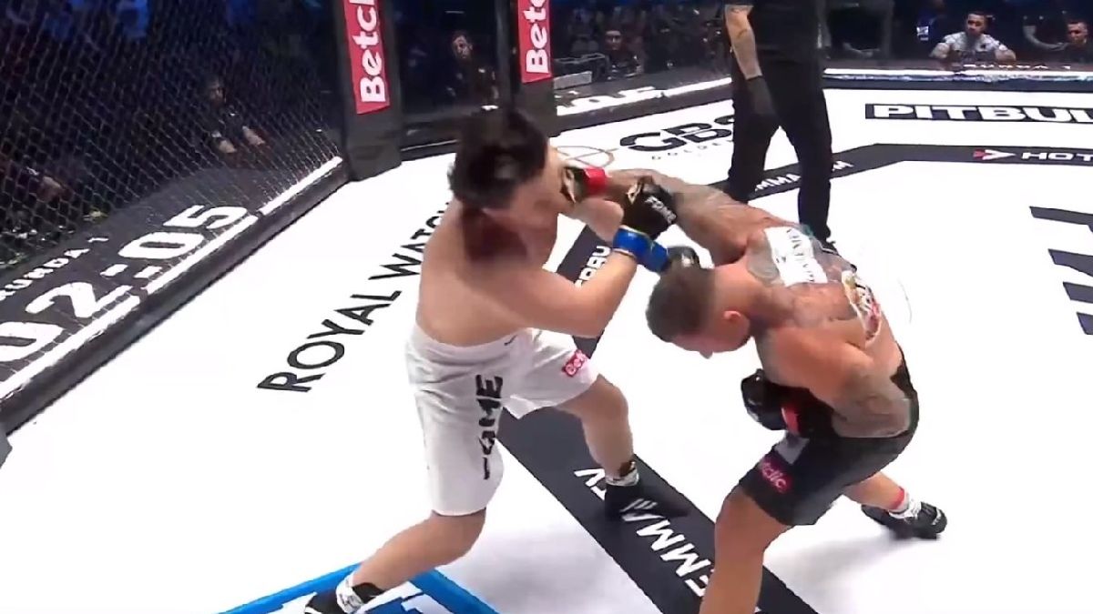 Piotr Szeliga jedną ręką nokautuje Natana Marconia