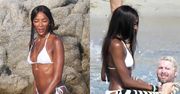 54-letnia Naomi Campbell wygrzewa się na Mykonos. Modelce towarzyszy nowy ukochany (ZDJĘCIA)