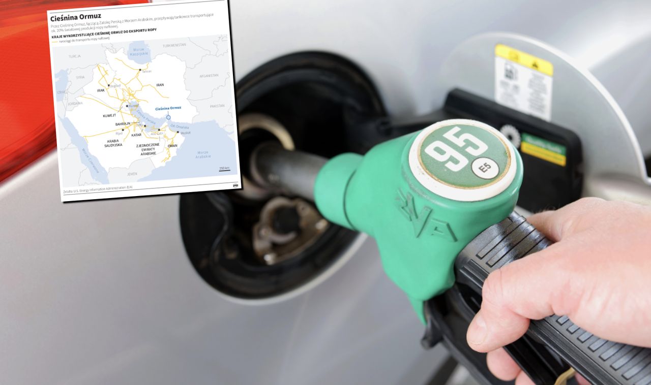 Iran grozi blokadą Cieśniny Ormuz. Jak to wpłynęłoby na ceny paliw?
