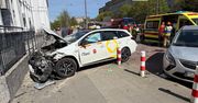 Warszawa: Zderzenie dwóch aut na Mokotowie. Kierująca uciekła pieszo