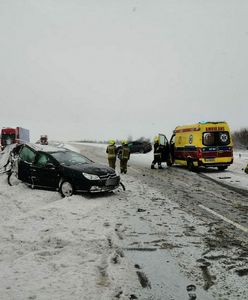 Zderzenie pojazdów na obwodnicy Lublina. Jezdnia jest całkowicie zablokowana