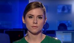 Natalia Nowak prowadzącą serwisy informacyjne w TVP Info