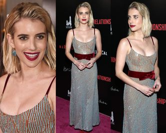 Zakłopotana Emma Roberts pozuje w cekinach za 12 tysięcy