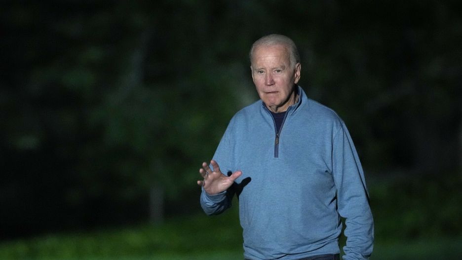TemporaryPresident Joe Biden walks across the South Lawn of the White House in Washington, Tuesday, Sept. 12, 2023, after returning from a trip to India and Vietnam. (AP Photo/Susan Walsh)Susan Walsh