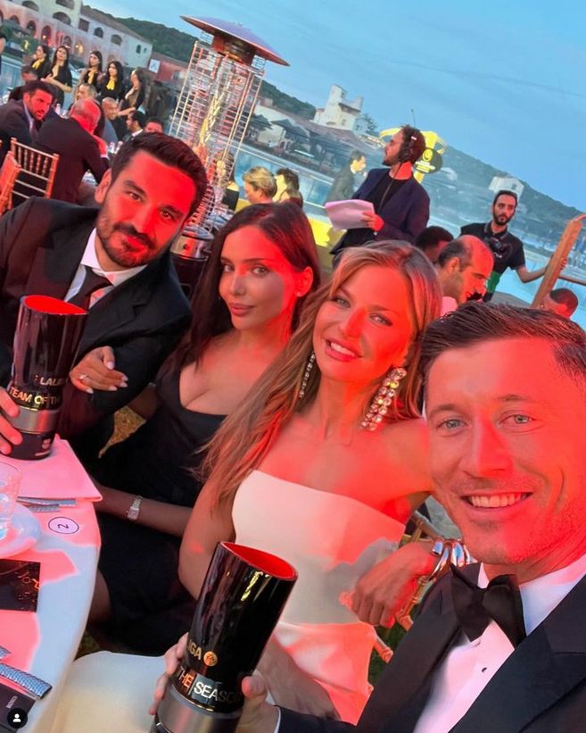 Anna i Robert Lewandowscy na gali