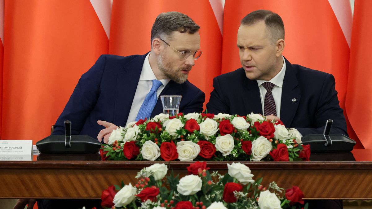 Karol Nawrocki, Zbigniew Bogucki
Albert Zawada
Pałac Prezydencki, polityk, polityka, prezydent, spotkanie z kierownictwem NSZZ S, spotkanie ze związkowcami, związki zawodowe