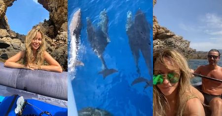 Uradowana Joanna Przetakiewicz ekscytuje się rajskimi wakacjami w Portugalii: "Widziałam rodzinę delfinów. Patrzcie, jak tu jest przepięknie" (FOTO)