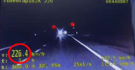 Szalał wzdłuż granicy. Na liczniku BMW 226 km/h