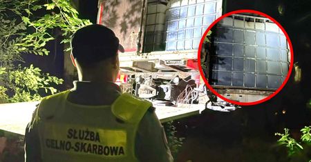 Trujące odkrycie. Porzucił ciężarówkę i uciekł do lasu