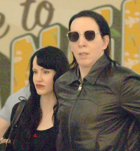 Marilyn Manson z żoną w Los Angeles