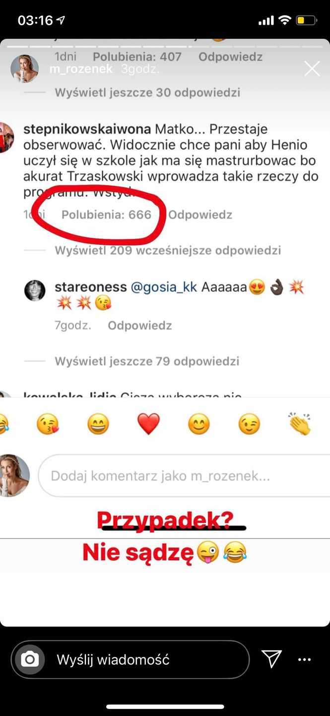 Małgorzata Rozenek na stories o emocjach w czasie wyborów