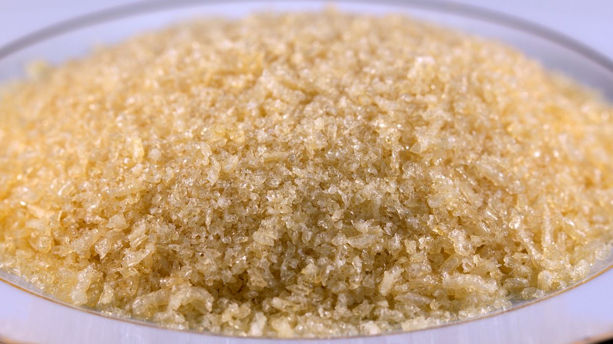 Żelatyna w proszku o obniżonej zawartości kalorii z dodatkiem aspartamu