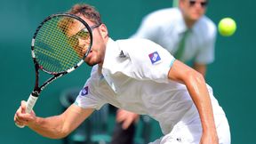 Wimbledon: Mecz Jerzego Janowicza z Lleytonem Hewittem przerwany przez deszcz