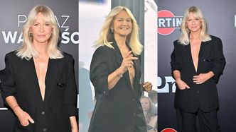 Grażyna Torbicka w ODWAŻNYM WYDANIU posyła uśmiechy na wybiegu i ściance eventu marki kosmetycznej