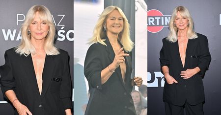Grażyna Torbicka w ODWAŻNYM WYDANIU posyła uśmiechy na wybiegu i ściance eventu marki kosmetycznej