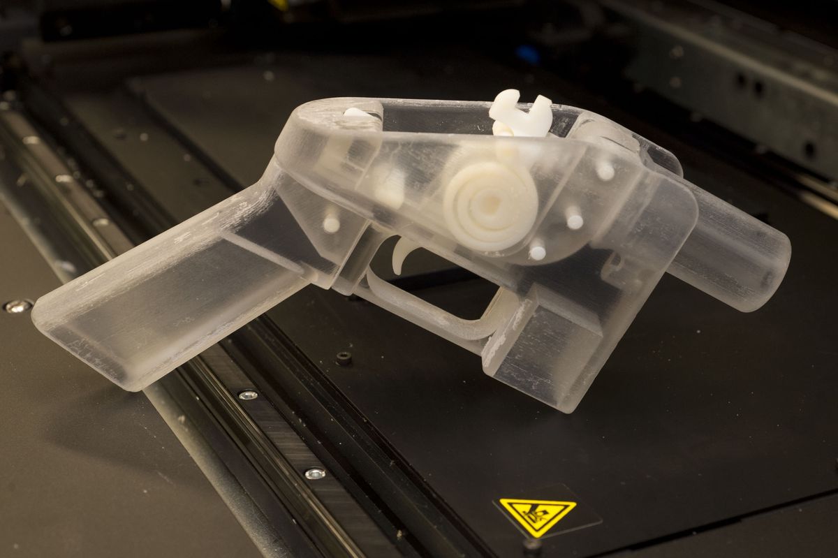 Broń z drukarki 3D, zdjęcie poglądowe