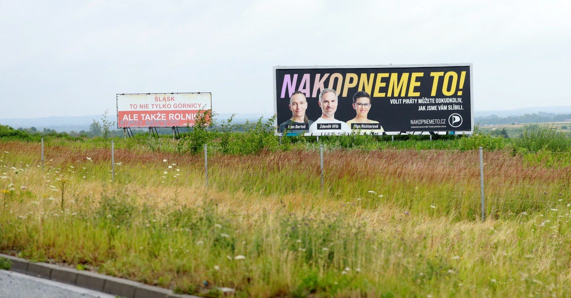 Czeski baner wyborczy