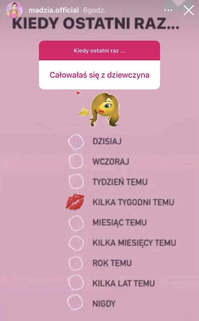 Magda Wójcik szczerze odpowiedziała na pytania podczas zabawy 
