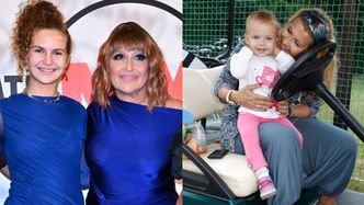 Katarzyna Skrzynecka na premierę spektaklu zabrała całą familię. 13-letnia Alikia przerosła już mamę!