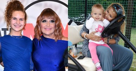 Katarzyna Skrzynecka na premierę spektaklu zabrała całą familię. 13-letnia Alikia przerosła już mamę!