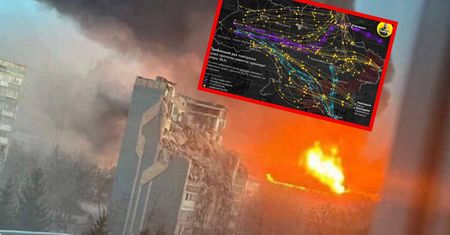 Zmasowany atak rakietowy na zachodnią Ukrainę. Zostały gruzy
