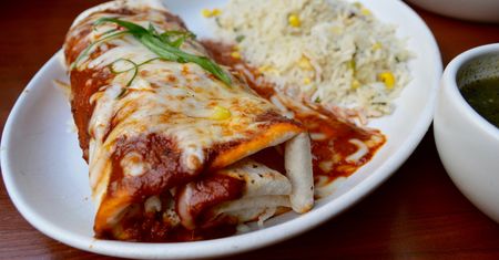 Mrożone burrito z fasolą i serem