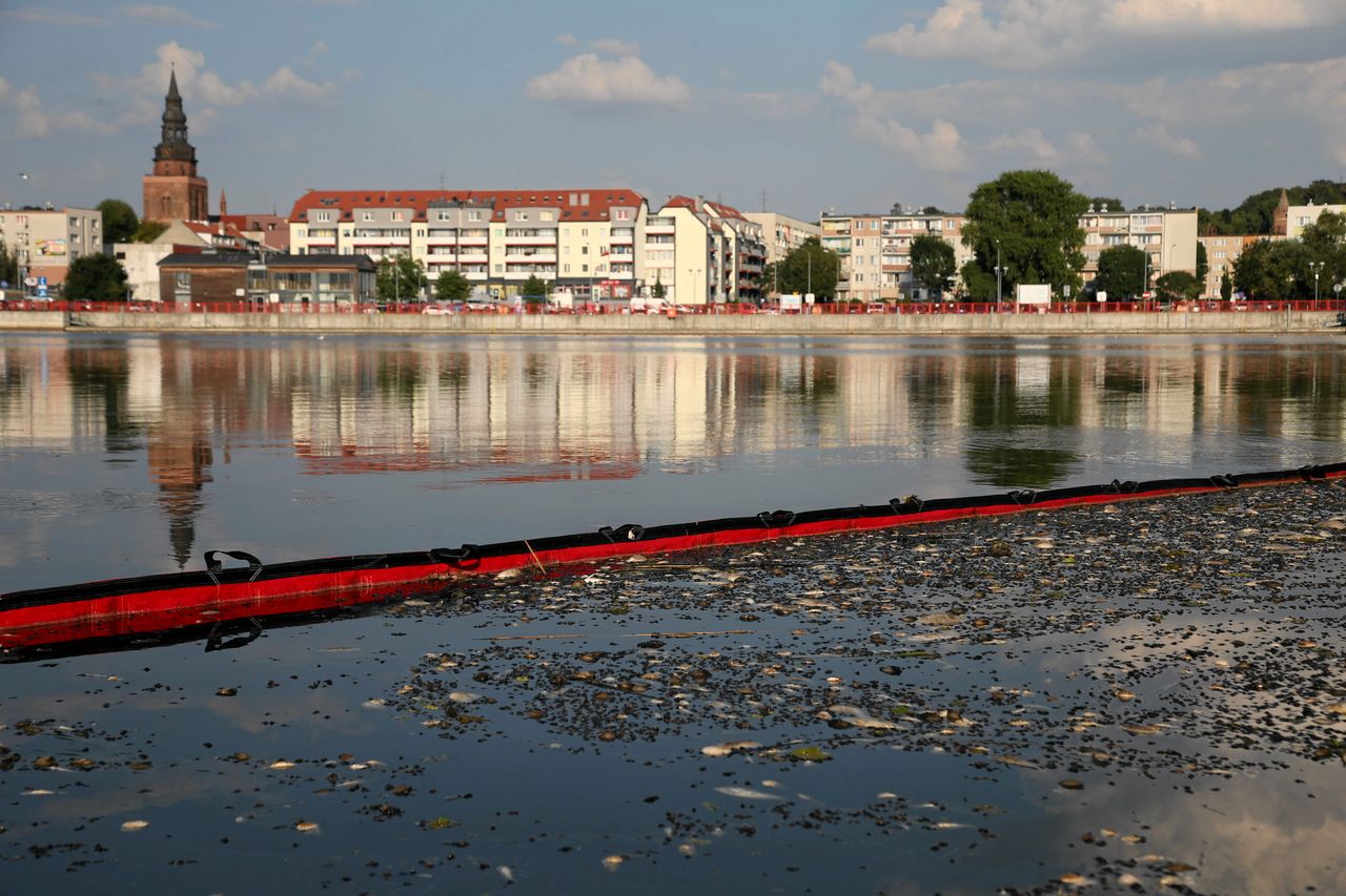 Tak teraz wygląda Odra. Lepiej się nie zbliżać. Alert ws. wody pitnej