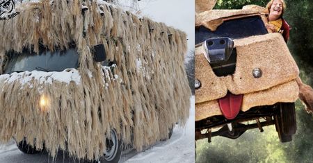 Sprzęt Rosjan wyśmiany. Ludzie mówią, że to wóz bojowy z "Głupiego i głupszego"