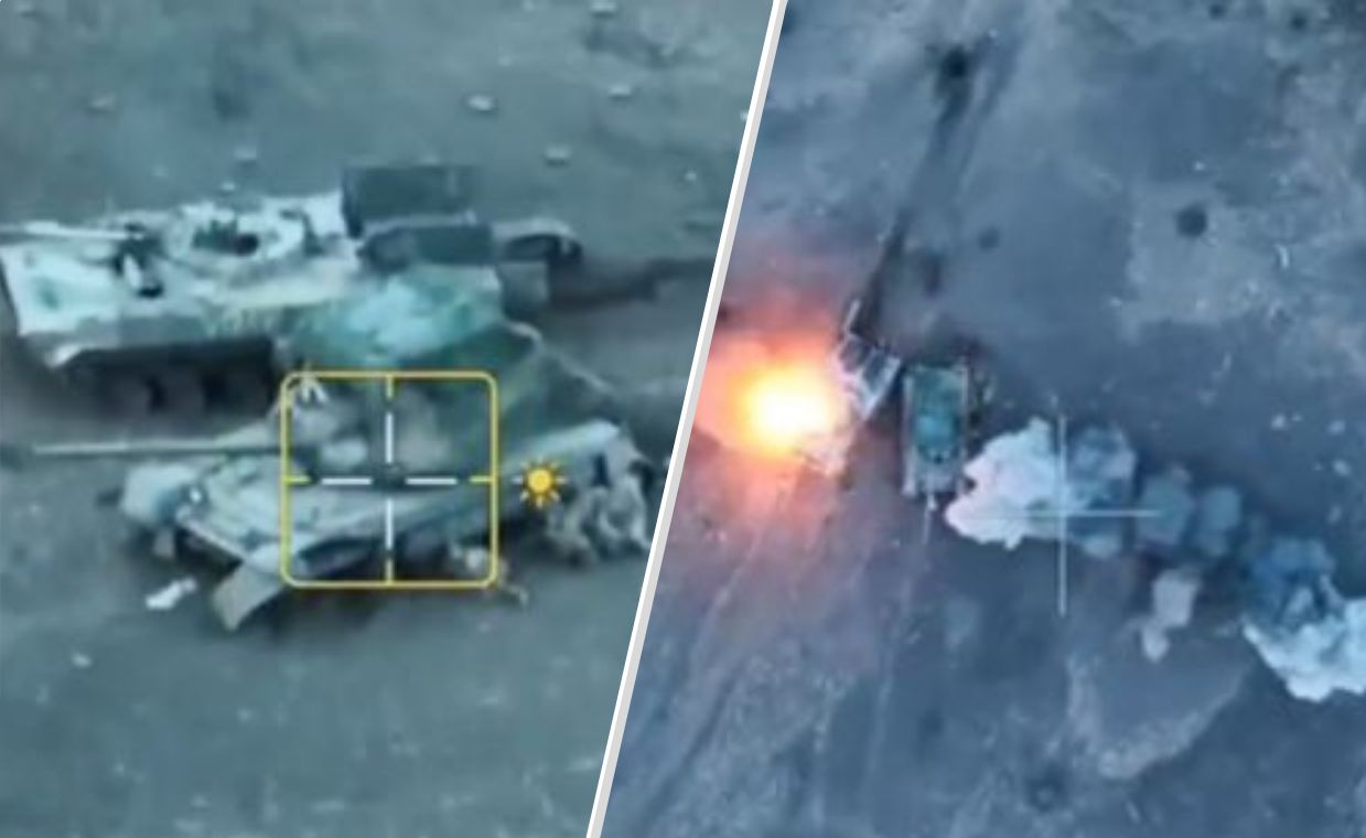 Drone footage reveals deadly ambush on Russian unit in Ukraine