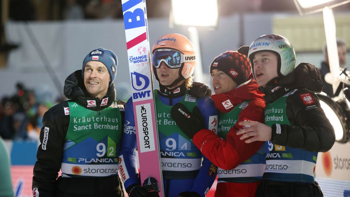 Getty Images / Maja Hitij / Na zdjęciu: polscy skoczkowie