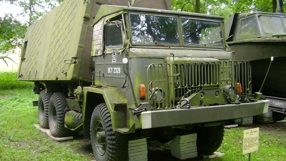 Polish Army's Star-660 truck in Museum in Drzonów
