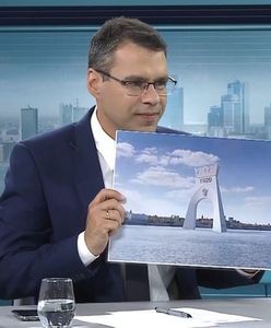 Pietrzak przedstawia projekt łuku trumfalnego na Wiśle. "Oderwie się od władz Warszawy"