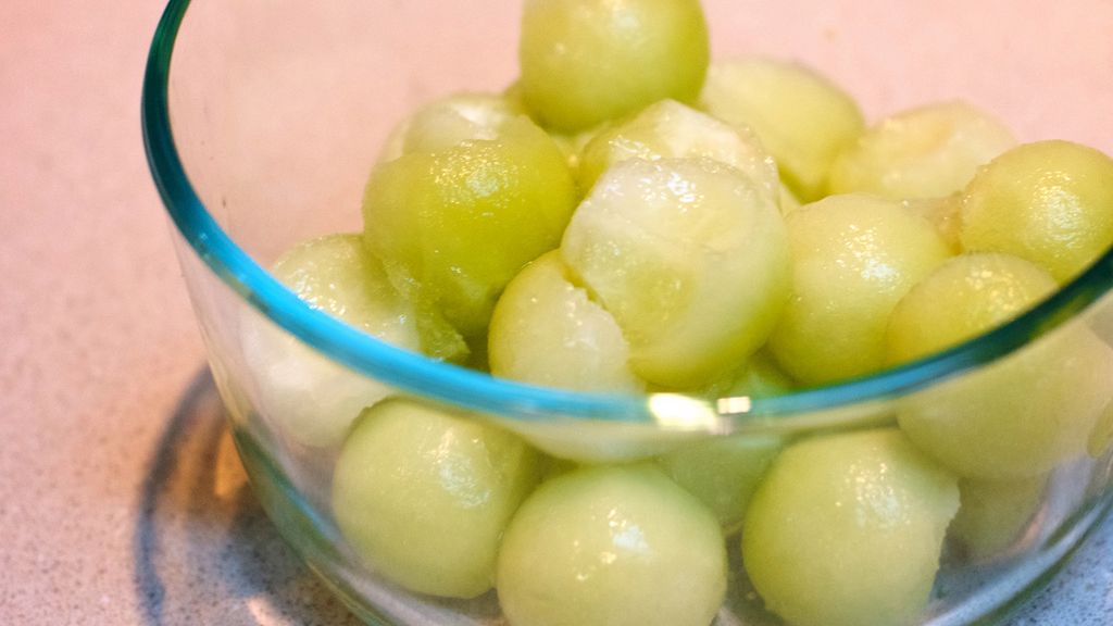 Mrożone kulki z melona