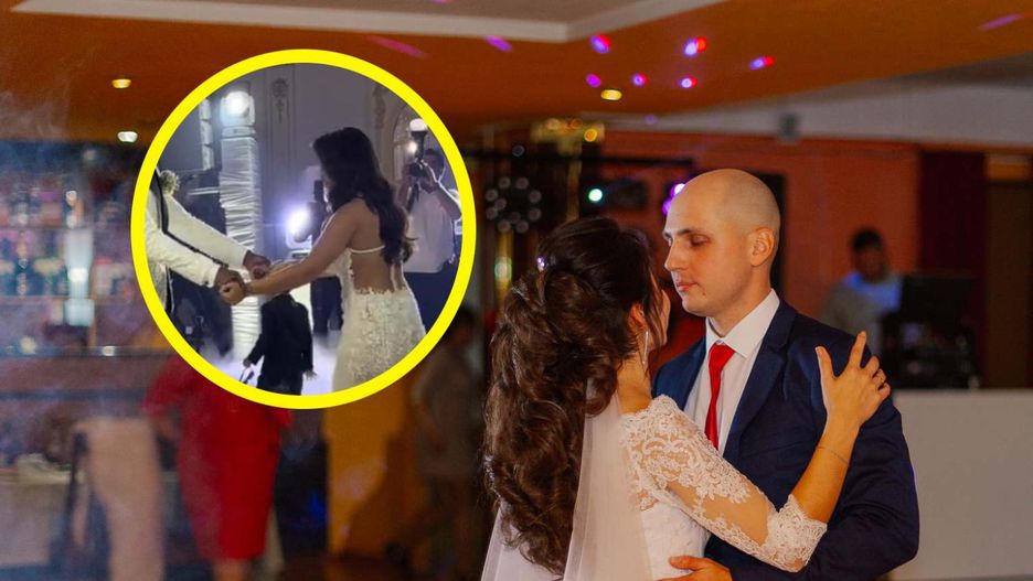 Dzieci wkroczyły na parkiet podczas pierwszego tańca. Tak zareagował wodzirej