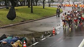 Rio 2016: deszcz, pompki na mecie, gest medalisty. Działo się w olimpijskim maratonie!